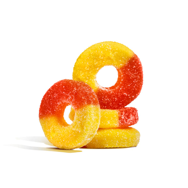 1000MG DELTA 9 PEACH RINGS 10X 100MG GUMMY RINGS