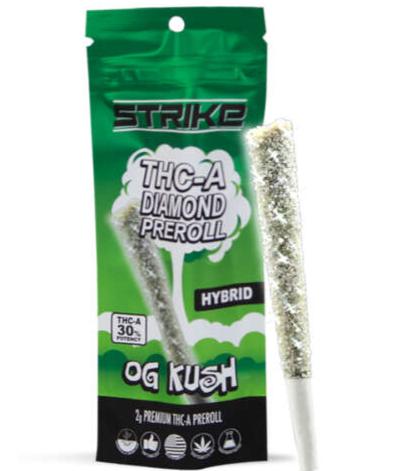 STRIKE DIAMOND 2G PRE-ROLL  INDICA OG KUSH