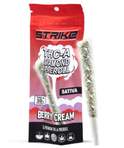 STRIKE DIAMOND 2G PRE-ROLL SATIVA BERRY CREAM