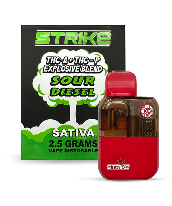 strike 2.5g  disposable sativa sour diesel