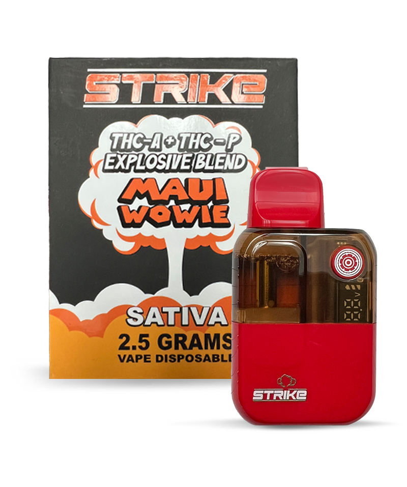 strike 2.5g  disposable sativa maui wowie