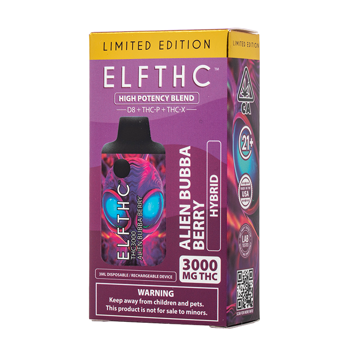 ELF THC THC3000 Disposable Vape Bars 3G