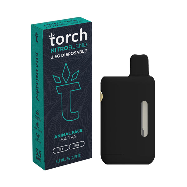 TORCH NITRO BLEND THC-A BOOSTED DISPOSABLE 3.5G  Animal Face (Sativa)