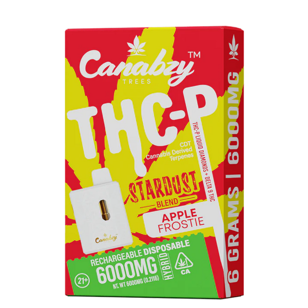 Canabzy Stardust Blend THC-P Disposable 6gm - Apple Frostie Hybrid