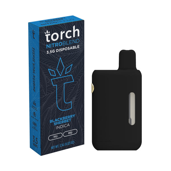 TORCH NITRO BLEND THC-A BOOSTED DISPOSABLE 3.5G  Blackberry Sherbet (Indica)