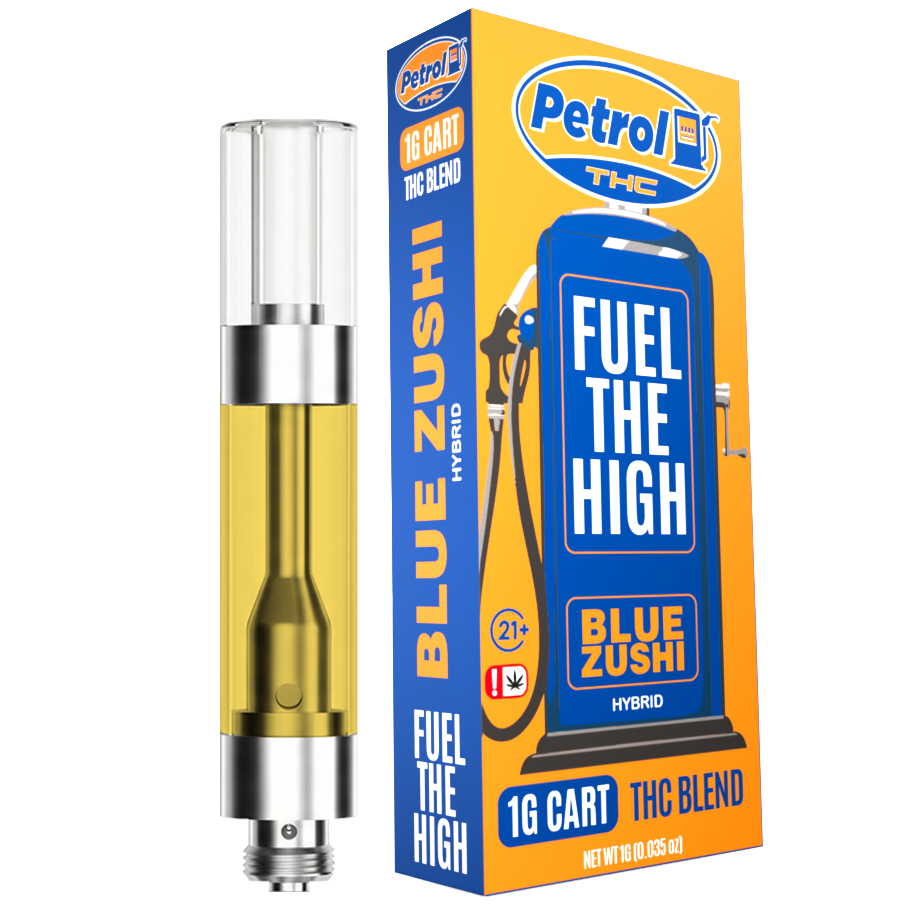 Petrol THC Blend Cartridge | 1G Premium Vape Cartridge | Blue Zushi - Hybrid