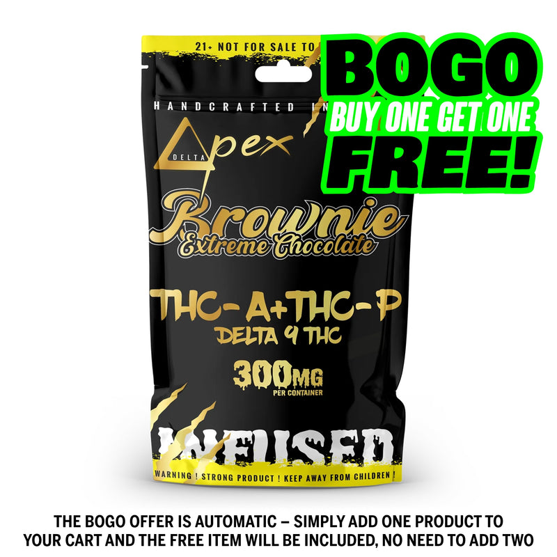 Brownie Extreme Chocolate THC-A + THC-P & Delta 9 THC 300mg