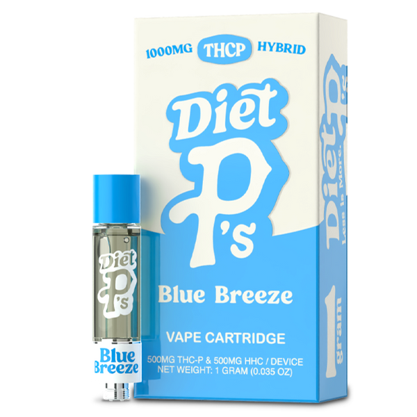 Pushin P’s Diet P’s THC-P Cartridge 1g - Blue Breeze (Hybrid)