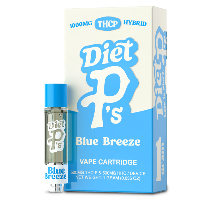 Pushin P’s Diet P’s THC-P Cartridge 1g - Blue Breeze (Hybrid)