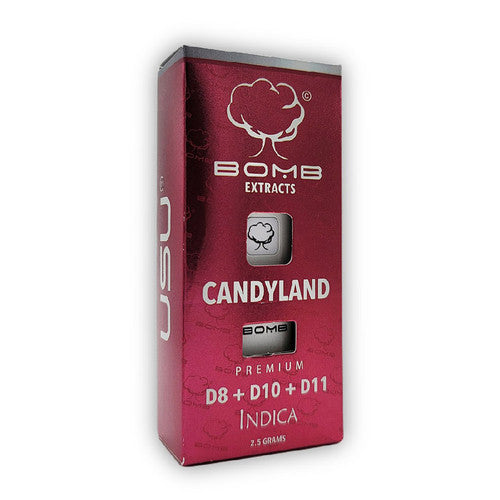 BOMB EXTRACTS (D8, D10, D11) DISPOSABLE VAPE CANDYLAND  - INDICA