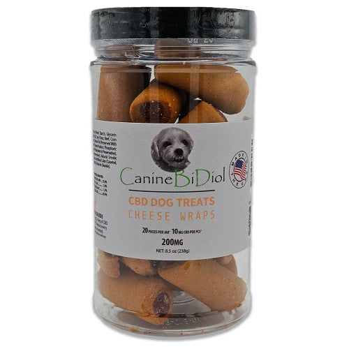 CanineBiDiol - CBD TREATS FOR DOGS CHEESE WRAPS