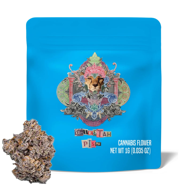 1g THC-A COOKIES CHEETAH PISS FLOWER INDICA