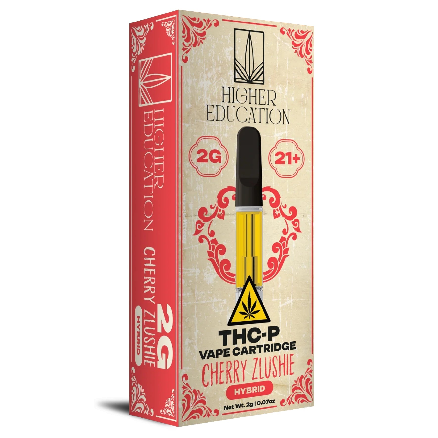Higher Education 2g THCP Cartridge Cherry Zlushie (Hybrid)