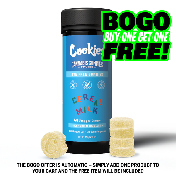 Cookies - Hemp Signature Blend Gummy 400mg - Clear - Cereal Milk - 30ct Jar