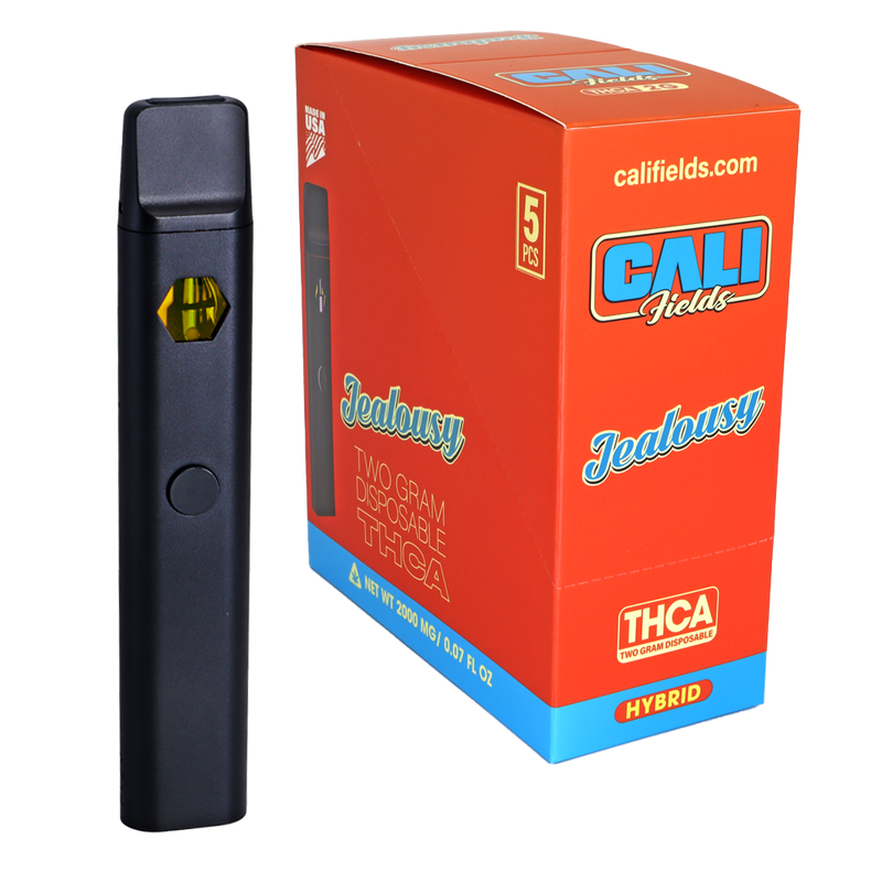 Cali Fields 2 Gram THC-A Disposable Vape Jealousy (Hybrid)