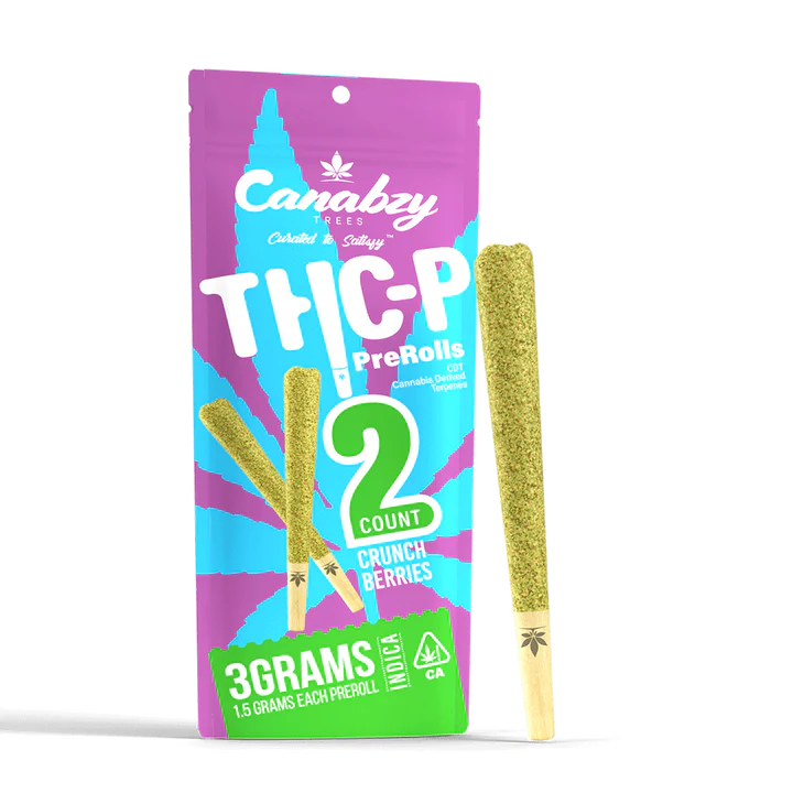 Canabzy THC-P Preroll 3G 2ct - Crunch Berries - Indica