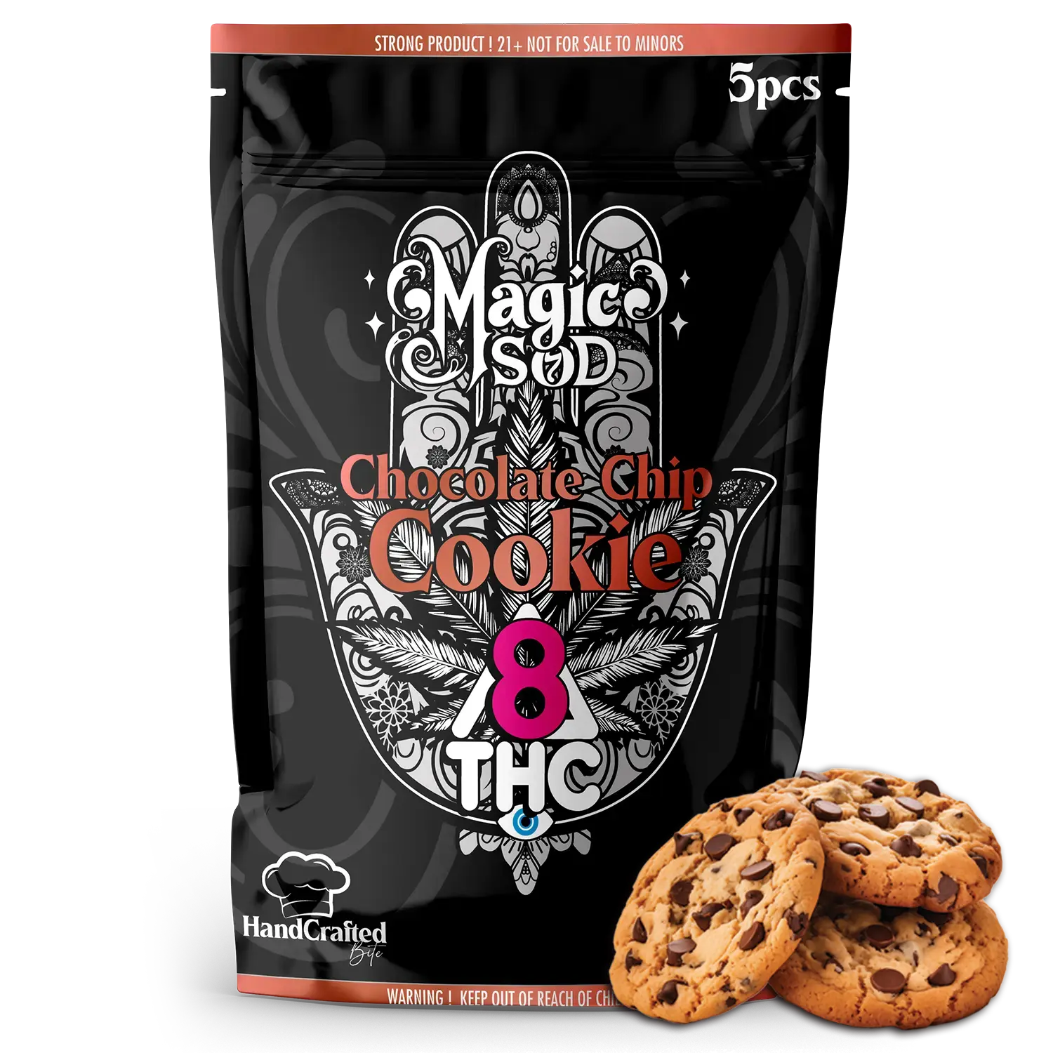 MAGICSOD Chocolate Chip Cookie Delta 8 THC 1000mg