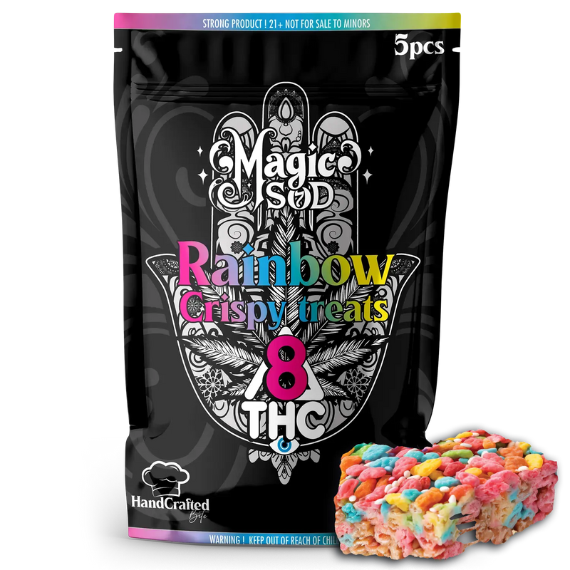MAGICSOD Rainbow Crispy Treats Delta 8 THC 1000mg