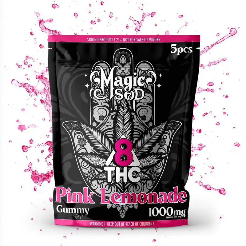 MAGICSOD D8 THC Pink Lemonade Gummies (5pcs)