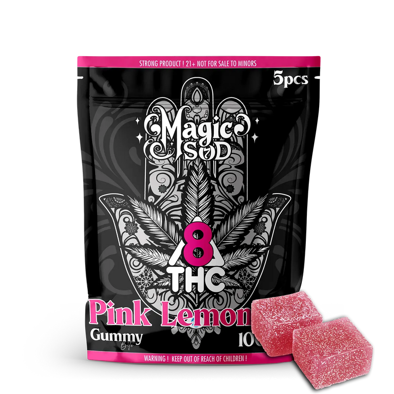MAGICSOD D8 THC Pink Lemonade Gummies (5pcs)