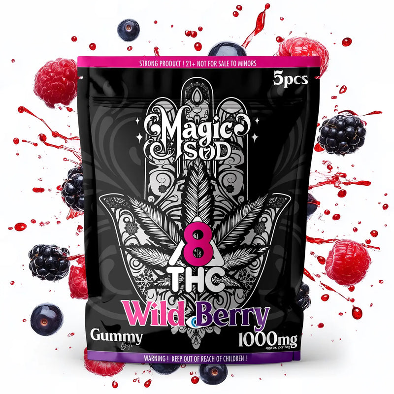 MAGICSOD D8 THC Wild Berry Gummies (5pcs)