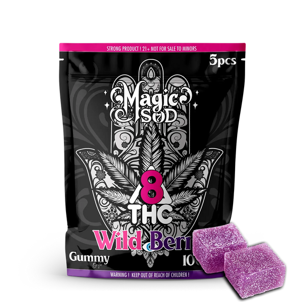 MAGICSOD D8 THC Wild Berry Gummies (5pcs)