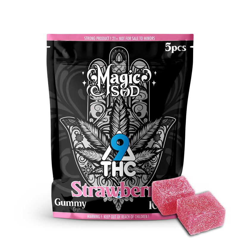 MAGICSOD D9 THC Strawberry Gummies (5pcs)