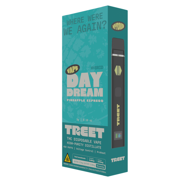 TREET 3G THC DISPOSABLE VAPE – DAY DREAM PINEAPPLE EXPRESS (HYBRID)