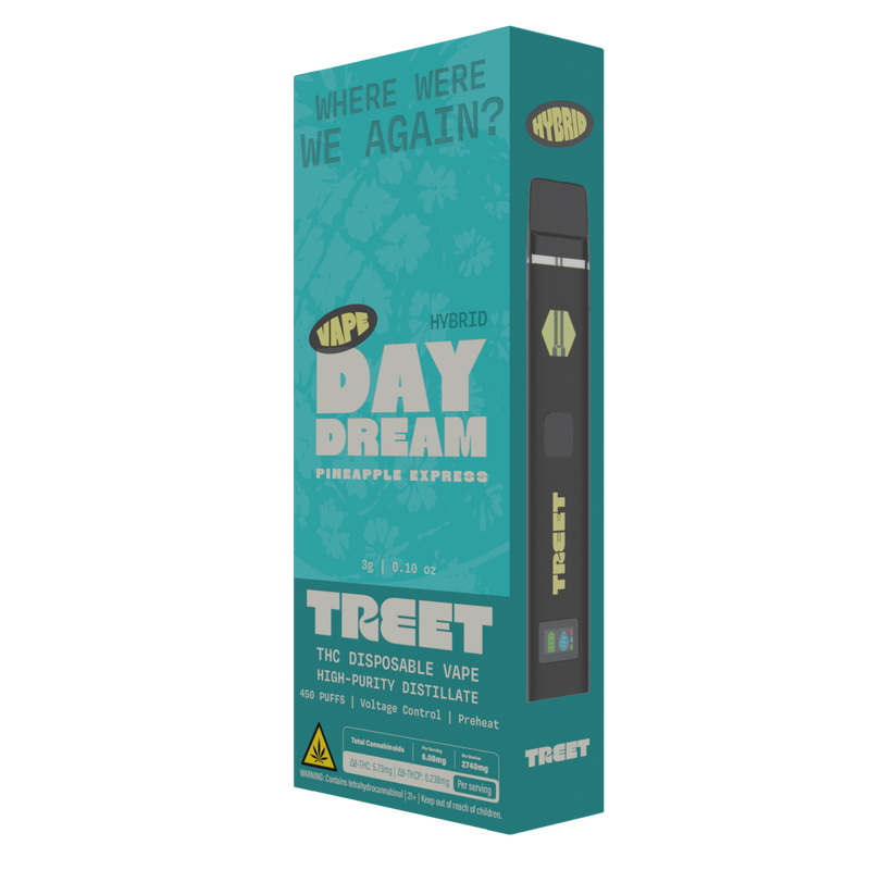 TREET 3G THC DISPOSABLE VAPE – DAY DREAM PINEAPPLE EXPRESS (HYBRID)