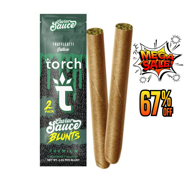 Blunts Caviar Sauce Truffleatti Sativa Torch THC-A Infused Pre Rolls 4.4g 2 Count