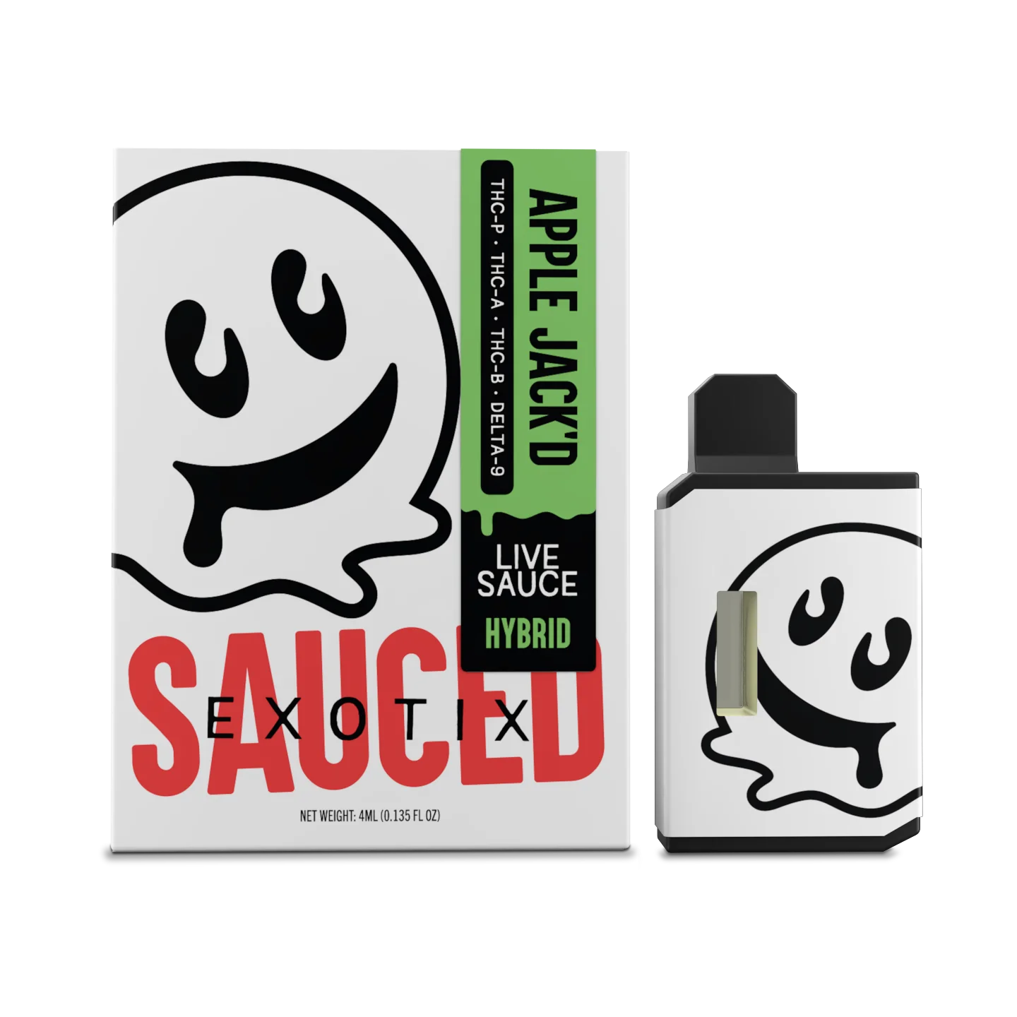 Apple Jack'd | Sauce Exotix 4G Disposable - Hybrid