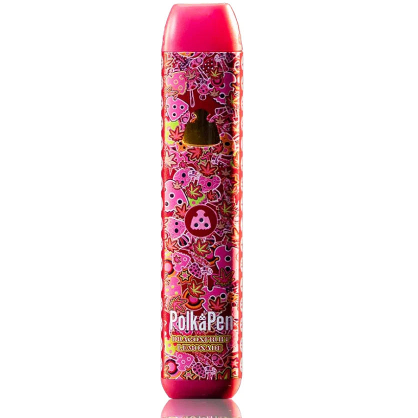 PolkaPen Disposable, Dragonfruit Lemonade | Hybrid | 2G