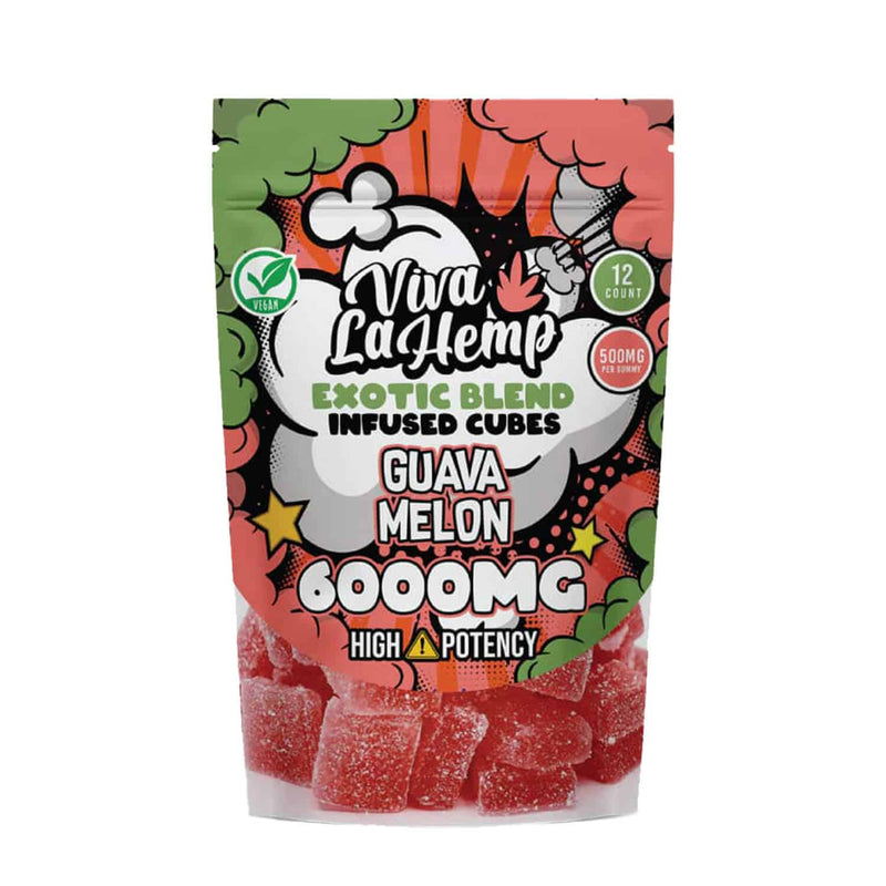 Exotic Blend Infused Cubes – 6000MG Guava Melon