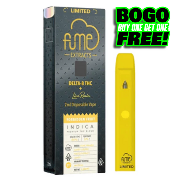 Fume Extracts Limited Delta 8 Live Resin Disposable 2G - Forbidden Fruit (Indica)