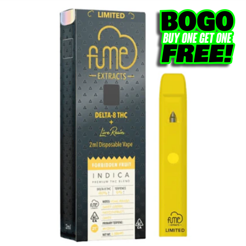 Fume Extracts Limited Delta 8 Live Resin Disposable 2G - Forbidden Fruit (Indica)