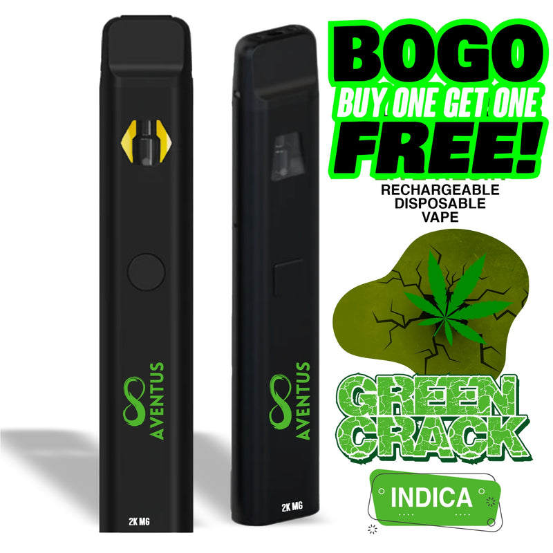 Disposable Vape Delta 9 Green Crack Indica