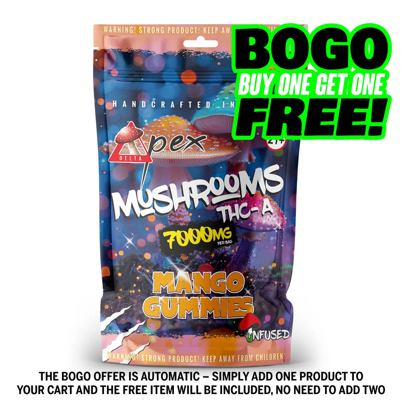 Mango Gummies Mushroom THC-A 7,000mg