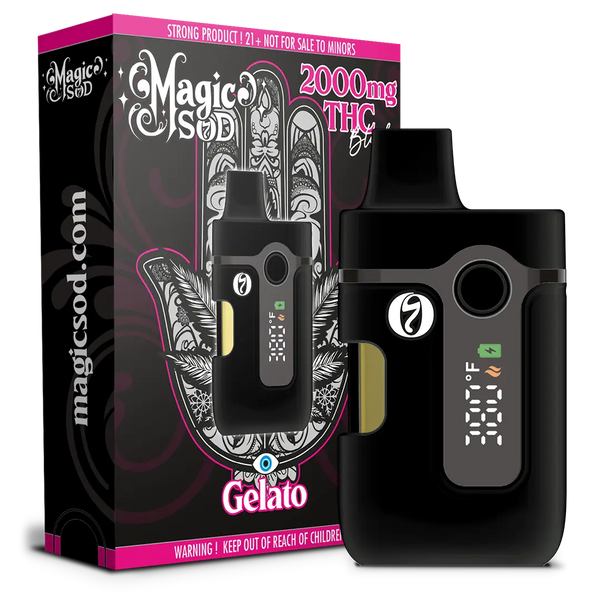 MAGICSOD Gelato 2000mg THC Blend Disposable vape - Hybrid