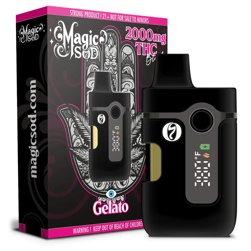 MAGICSOD Gelato 2000mg THC Blend Disposable vape - Hybrid