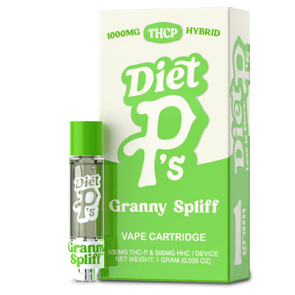 Pushin P’s Diet P’s THC-P Cartridge 1g - Granny Spliff (Hybrid)
