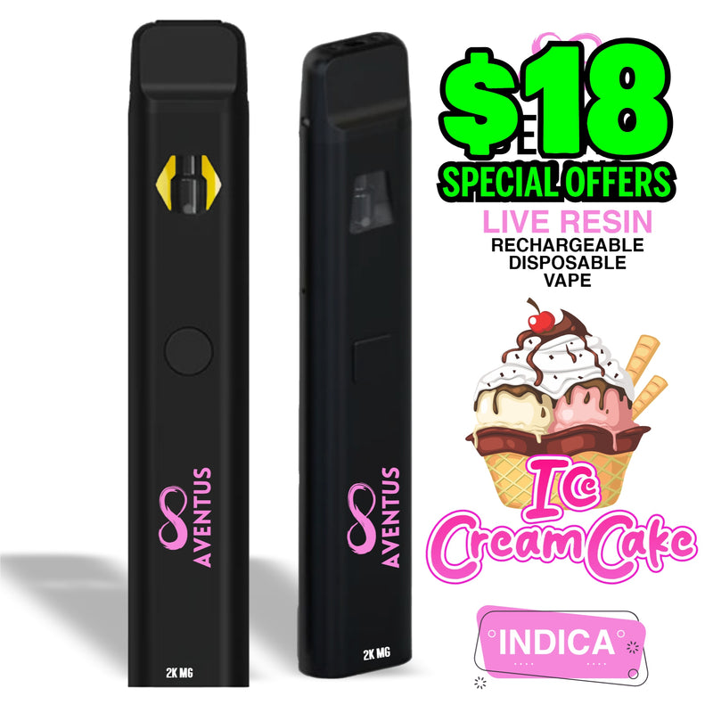 Disposable Vape Delta 9 Ice Cream Cake Indica