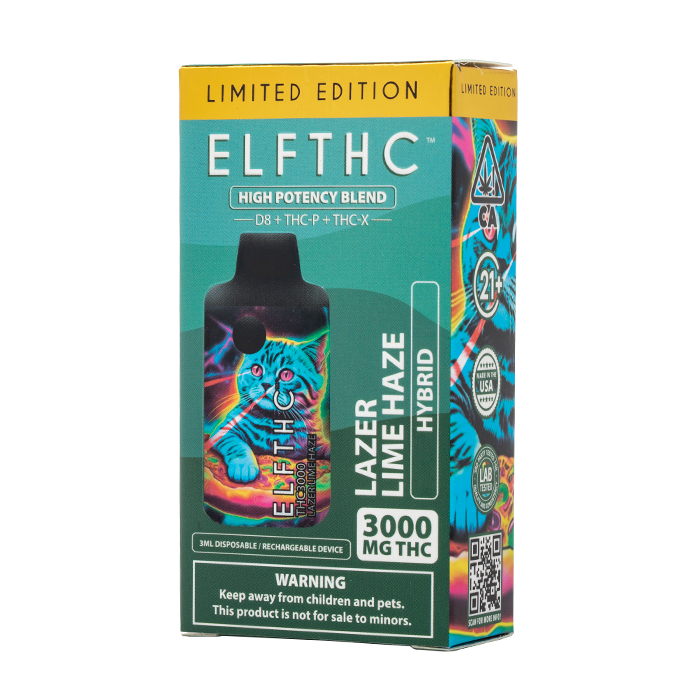 ELF THC THC3000 Disposable Vape Bars 3G