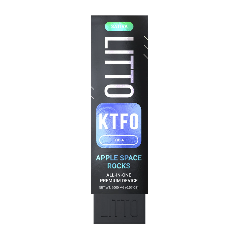 LITTO All in One Device KTFO Indica THCA Apple Space Rocks  2G