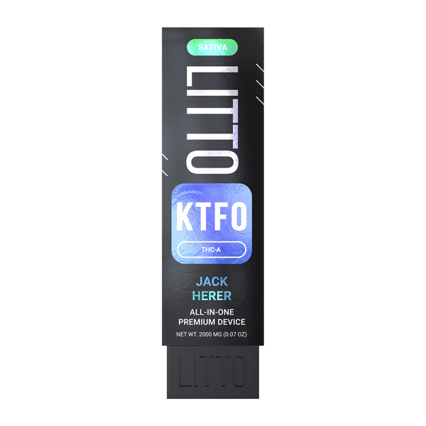 LITTO All in One Device KTFO Indica THCA Jack Herer  2G