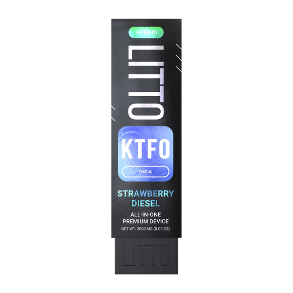 LITTO All in One Device KTFO Indica THCA Strawberry Diesel  2G