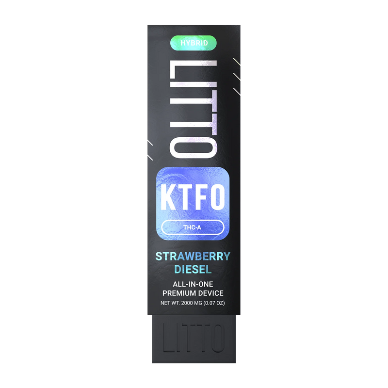 LITTO All in One Device KTFO Indica THCA Strawberry Diesel  2G