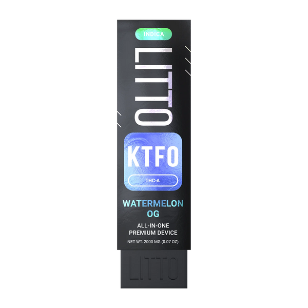 LITTO All in One Device KTFO Indica THCA Watermelon OG - 2G