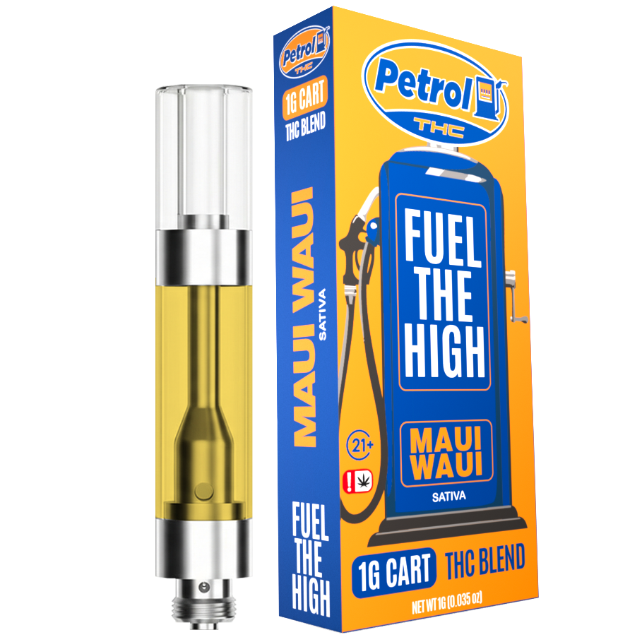 Petrol THC Blend Cartridge | 1G Premium Vape Cartridge | Maui Waui - Sativa