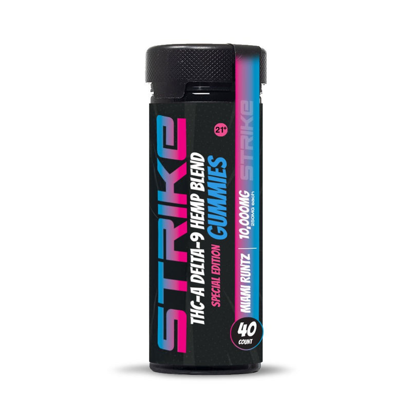 STRIKE THC-A/D9 BLEND 10000MG 40CTS GUMMIES
