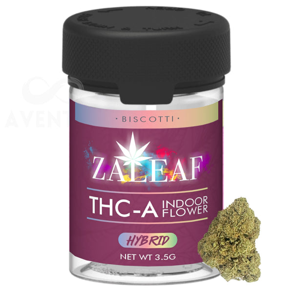 ZALEAF THC-A INFUSED FLOWER 3.5g BISCOTTI (HYBRID)